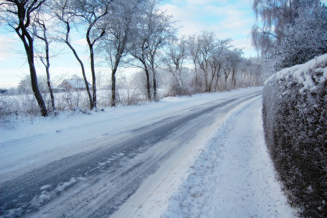 Icy road - article by Make Lemonade NZ